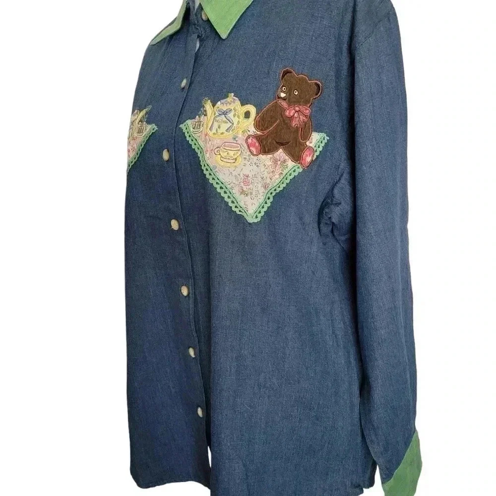 Casey Coleman Shirt M/L NWOT - Picture 2 of 4